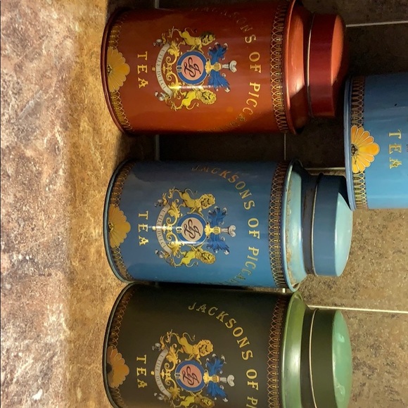 4 TEA TINS - Picture 3 of 4